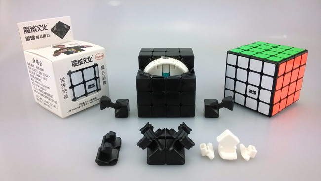MoYu Mini AoSu 4x4x4 Speed Cube 60mm Black